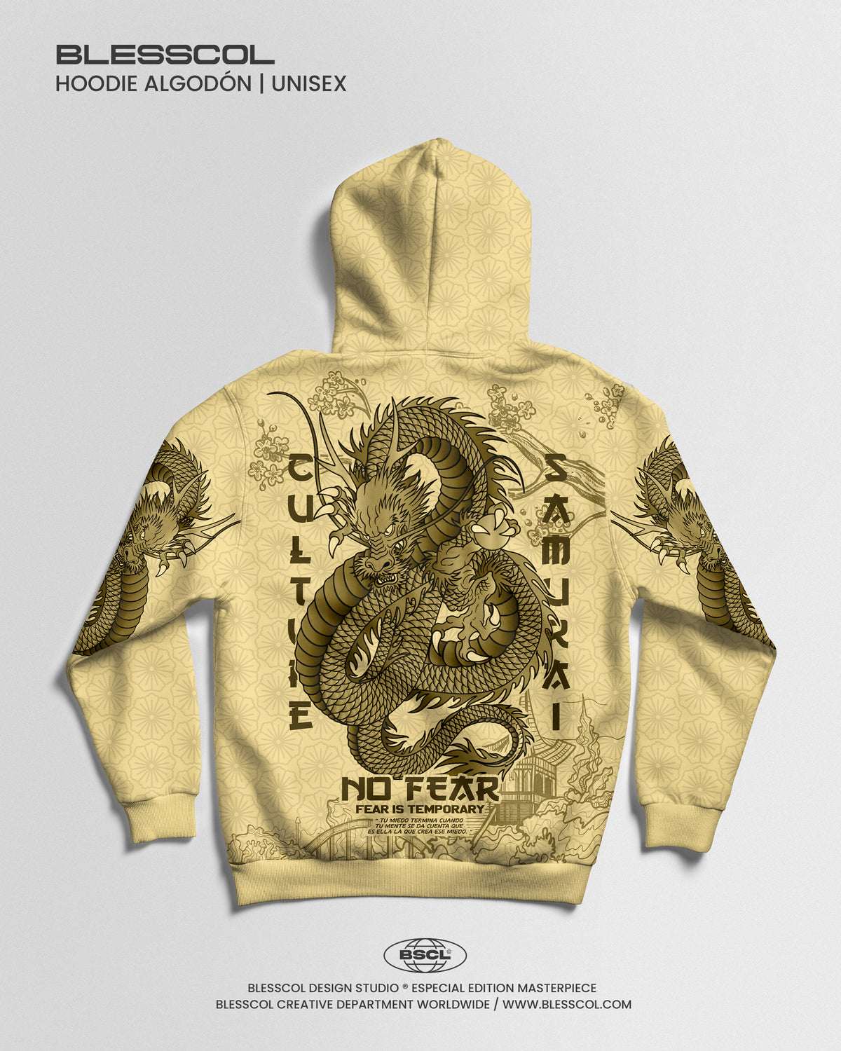 HOODIE DRAGON SAMURAI SHADOW