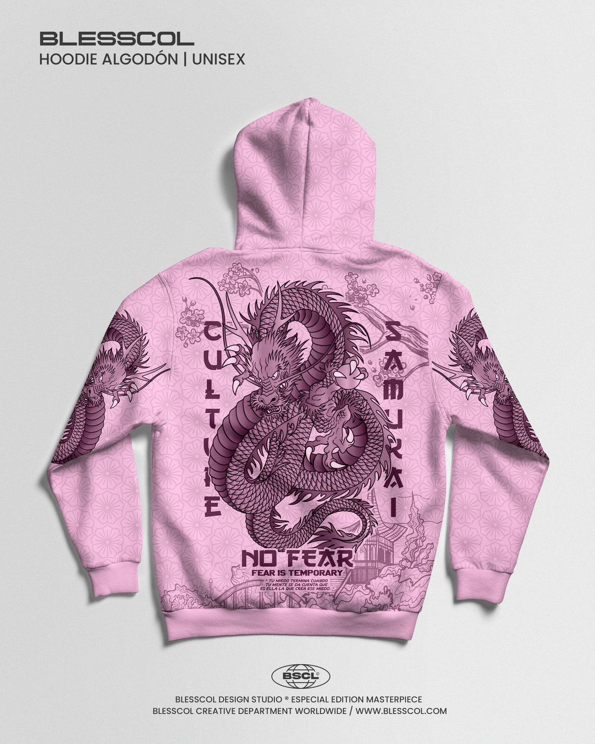HOODIE DRAGON SAMURAI SHADOW