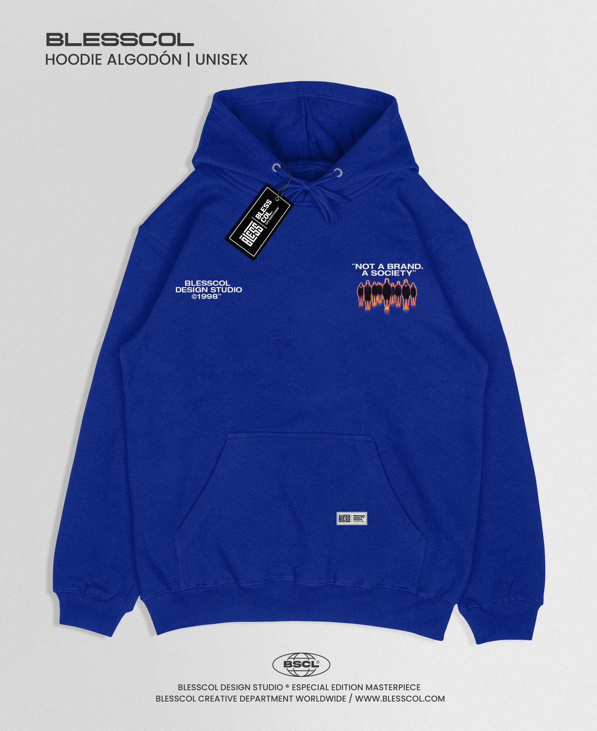 HOODIE NOT A BRAND A SOCIETY BSCL