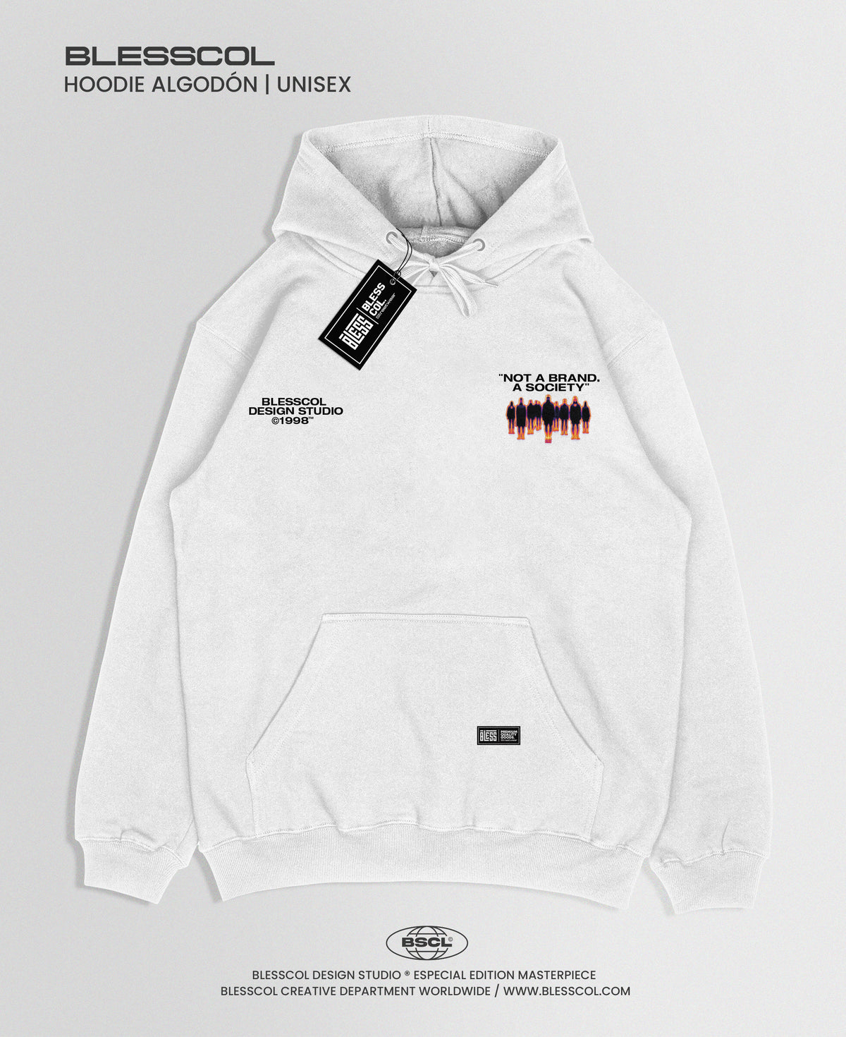 HOODIE NOT A BRAND A SOCIETY BSCL