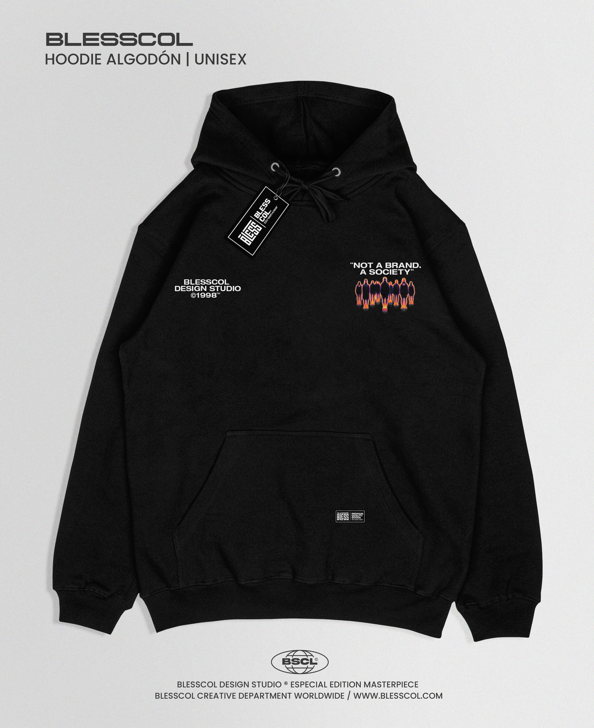 HOODIE NOT A BRAND A SOCIETY BSCL