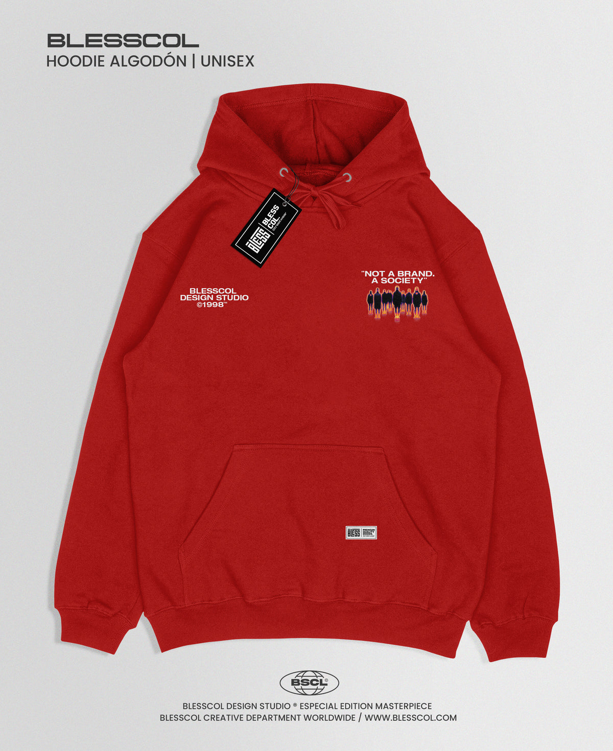 HOODIE NOT A BRAND A SOCIETY BSCL
