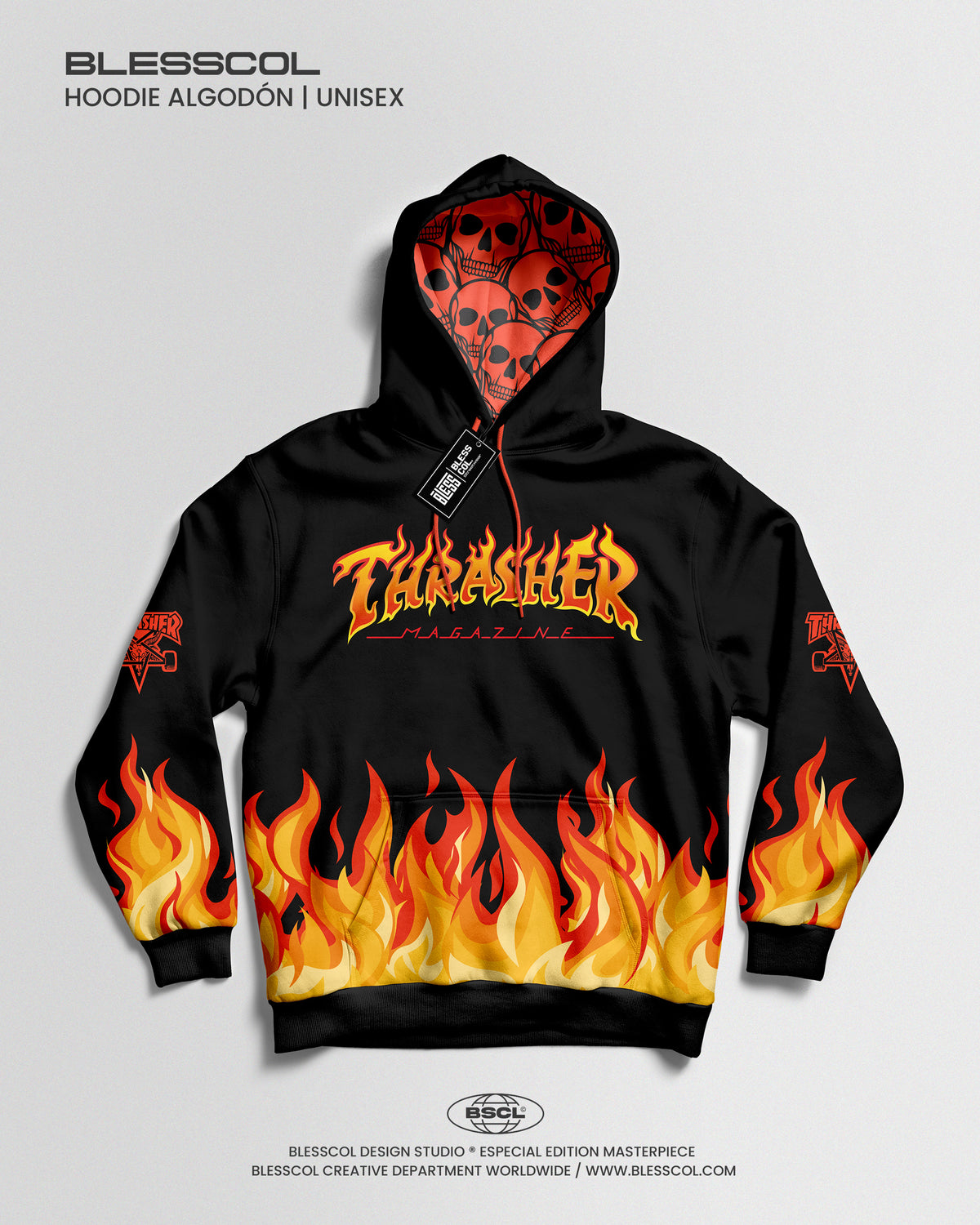 HOODIE THRASHER FLAME EDITION