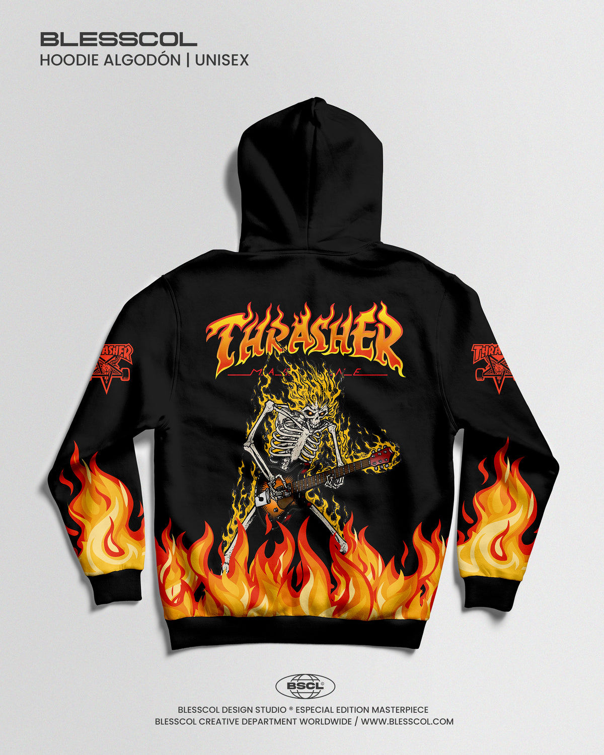 HOODIE THRASHER FLAME EDITION