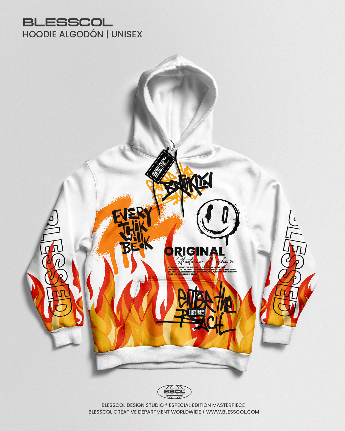 HOODIE BLESSED FLAME EDITION BSCL 1