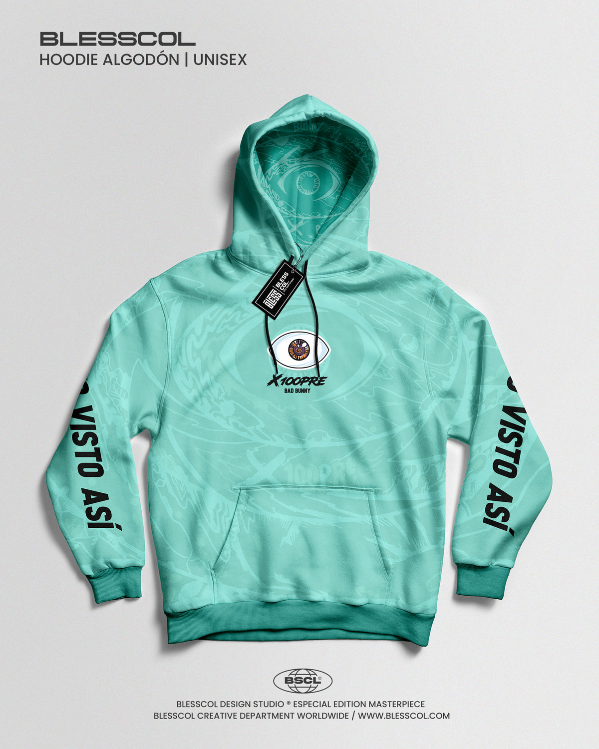 HOODIE YO VISTO ASI BAD BUNNY