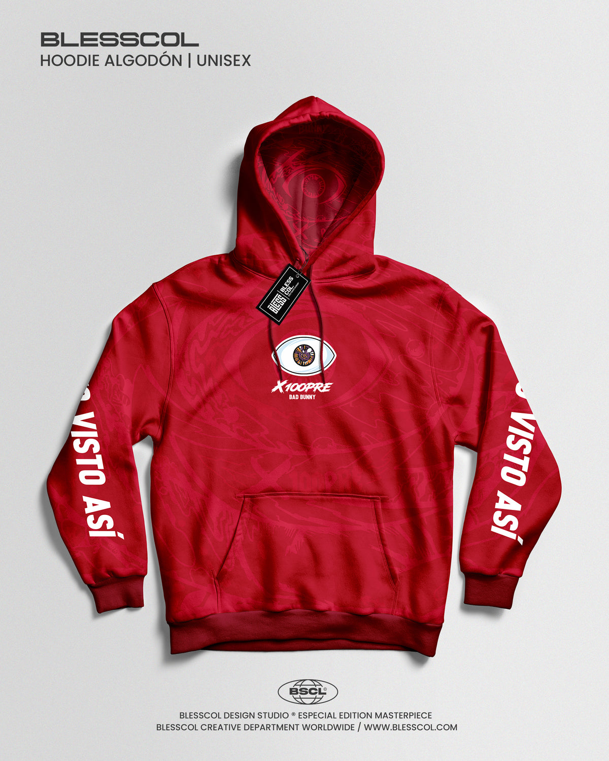 HOODIE YO VISTO ASI BAD BUNNY