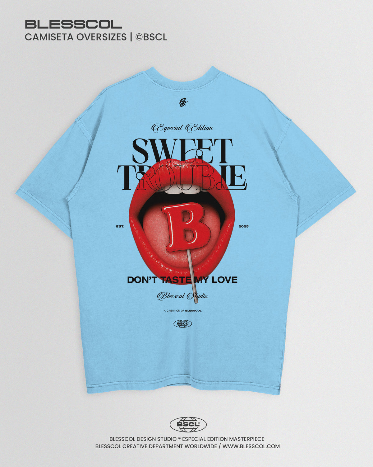 CAMISETA OVERSIZE EDITON SWEET TROUBLE