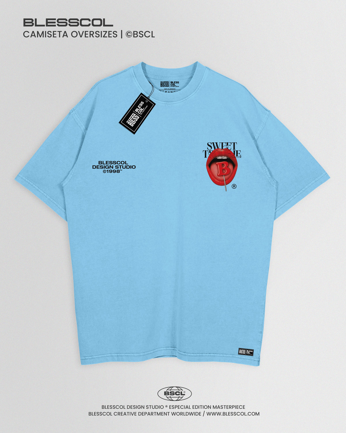 CAMISETA OVERSIZE EDITON SWEET TROUBLE