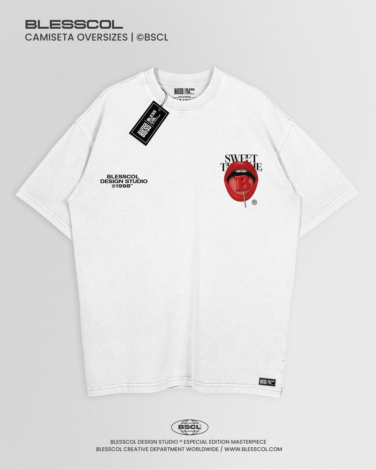 CAMISETA OVERSIZE EDITON SWEET TROUBLE