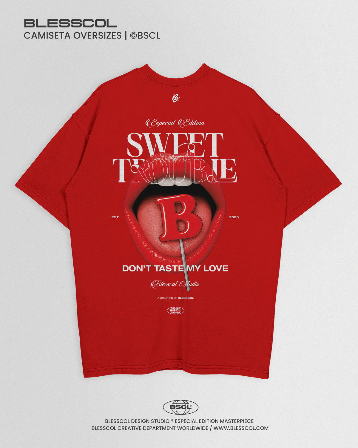 CAMISETA OVERSIZE EDITON SWEET TROUBLE