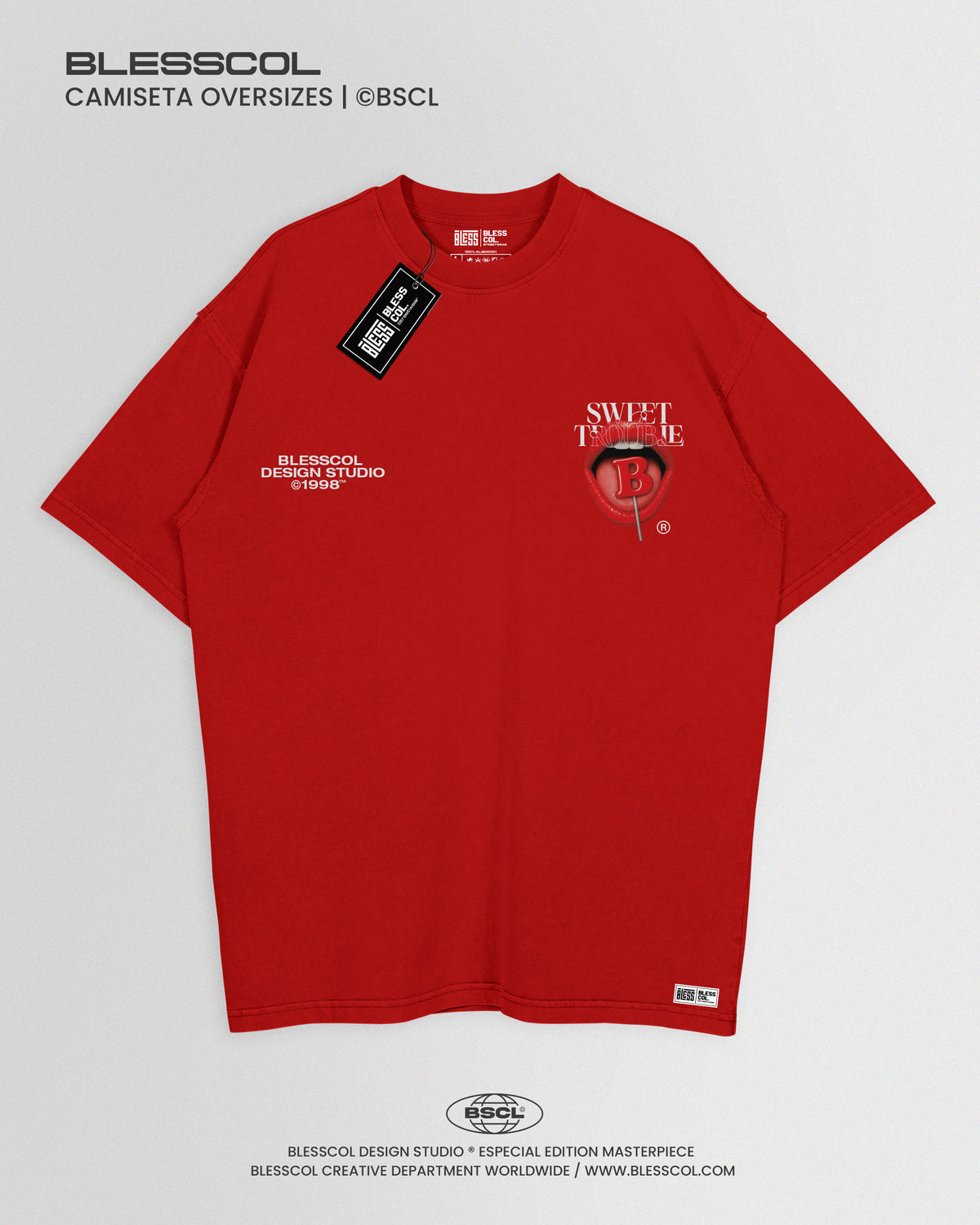 CAMISETA OVERSIZE EDITON SWEET TROUBLE