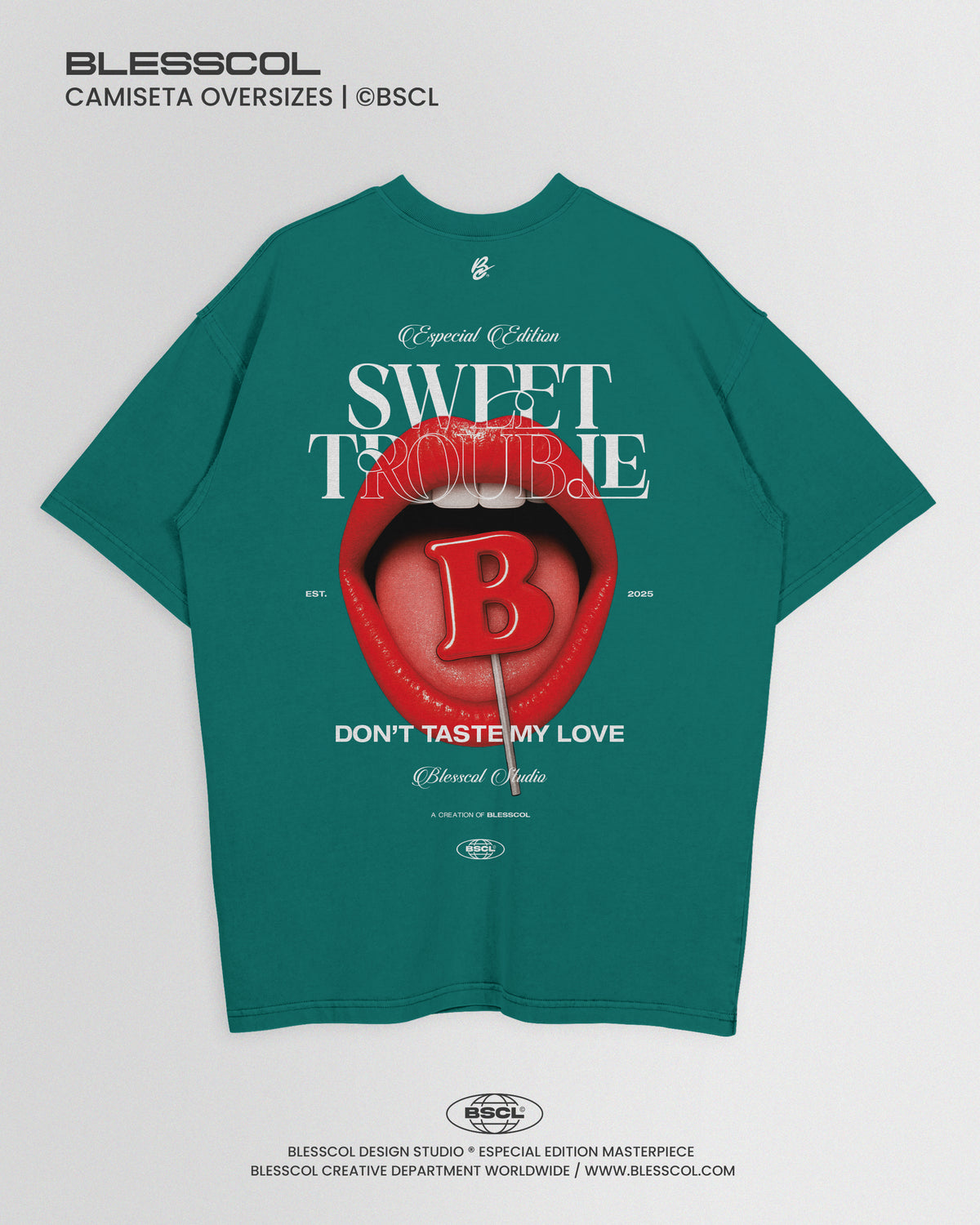 CAMISETA OVERSIZE EDITON SWEET TROUBLE