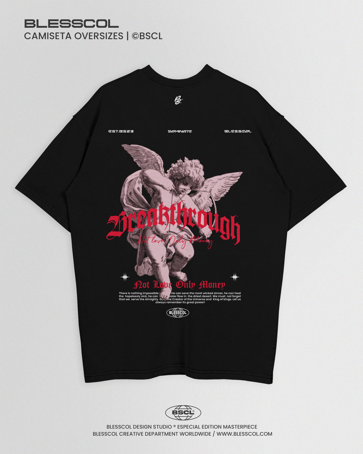 CAMISETA OVERSIZE BREAKTHROUGH EDITION