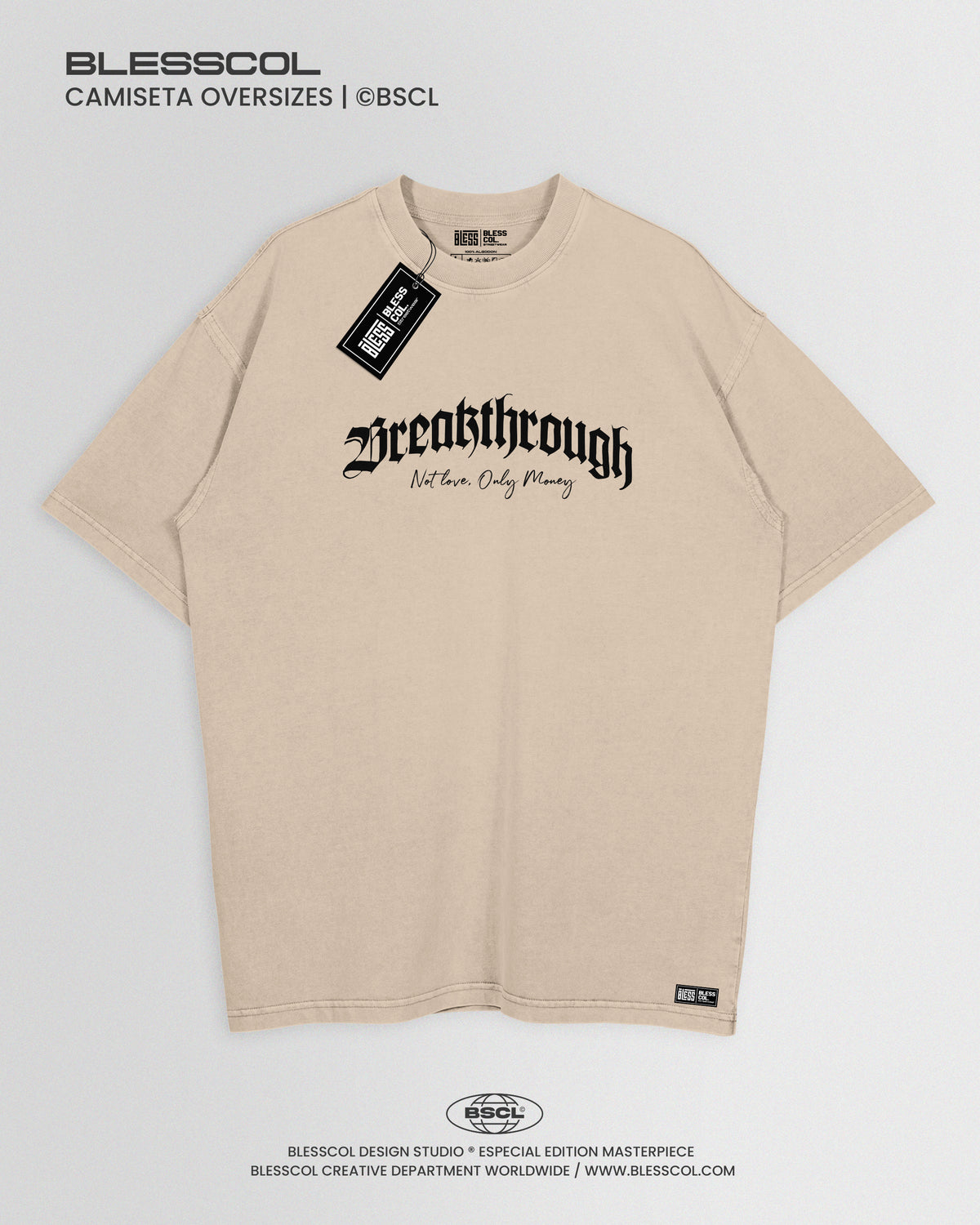 CAMISETA OVERSIZE BREAKTHROUGH EDITION
