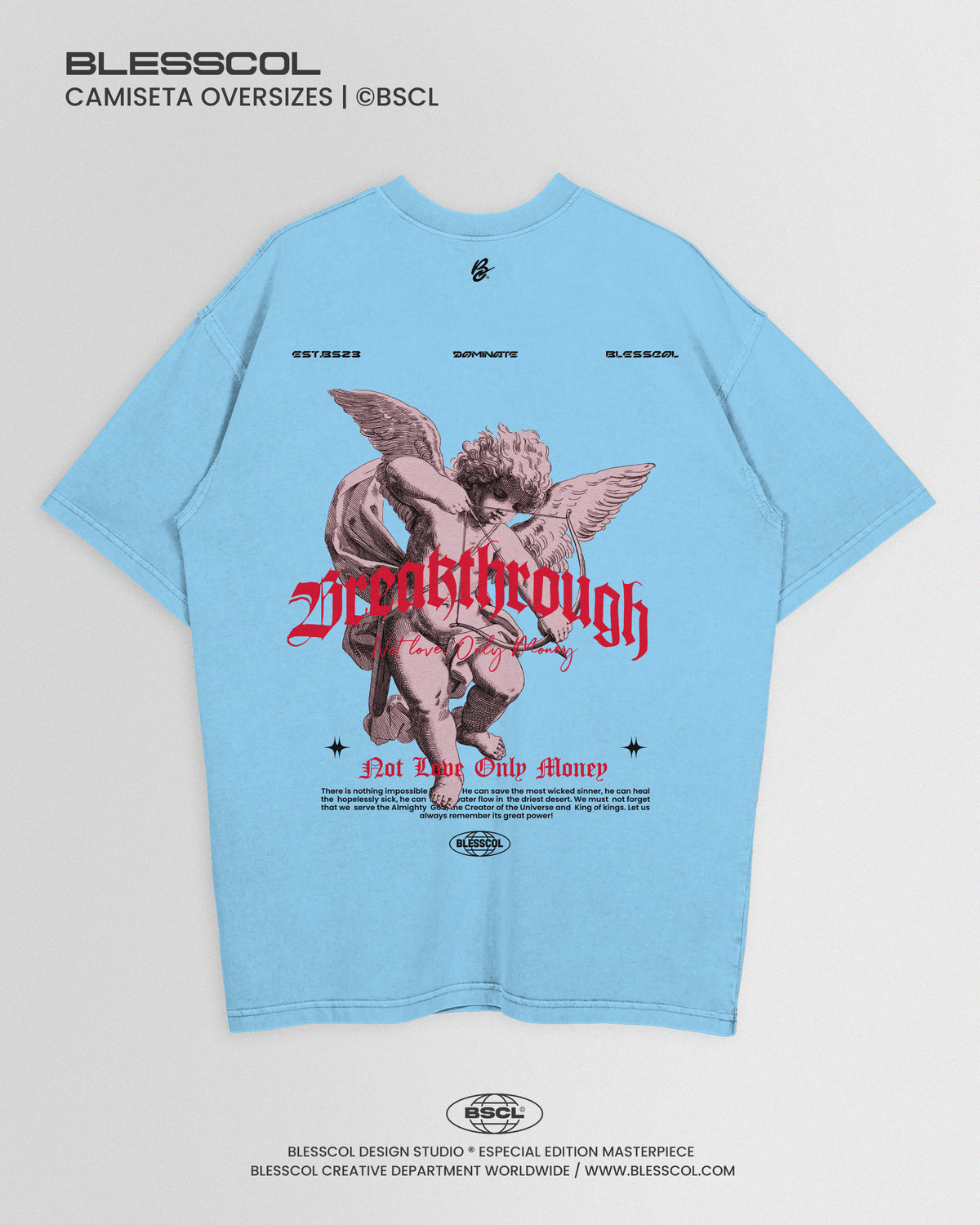 CAMISETA OVERSIZE BREAKTHROUGH EDITION