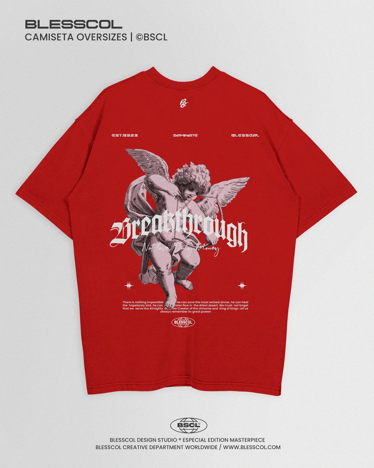 CAMISETA OVERSIZE BREAKTHROUGH EDITION