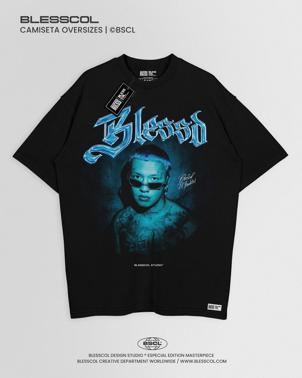 CAMISETA OVERSIZE BLESSD EDITION EMHDM