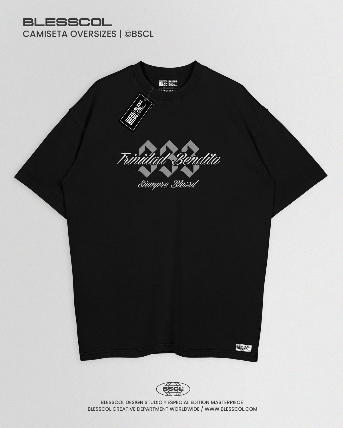 CAMISETA OVERSIZE BLESSD TRINIDAD BENDITA II