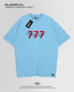 CAMISETA OVERSIZE EDITON BLESSED LUCK 777