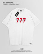 CAMISETA OVERSIZE EDITON BLESSED LUCK 777