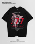 CAMISETA OVERSIZE EDITON BLESSED LUCK 777