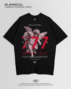 CAMISETA OVERSIZE EDITON BLESSED LUCK 777