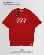 CAMISETA OVERSIZE EDITON BLESSED LUCK 777