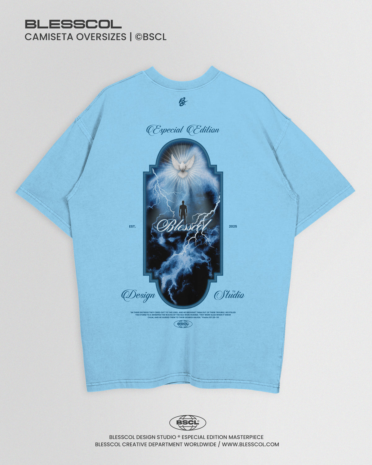 CAMISETA OVERSIZE ESPECIAL EDIT PSALM 107