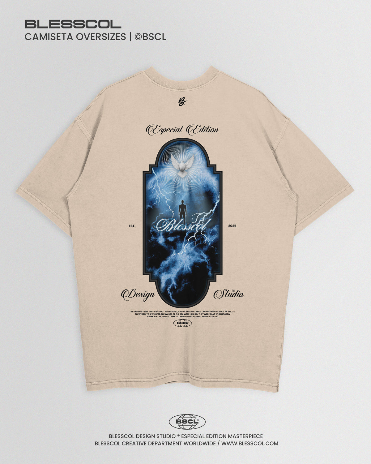 CAMISETA OVERSIZE ESPECIAL EDIT PSALM 107