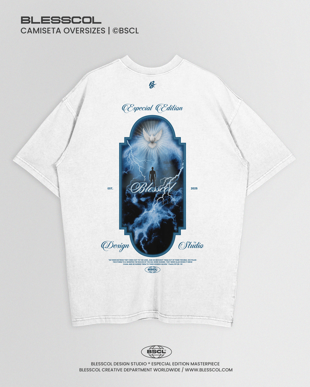CAMISETA OVERSIZE ESPECIAL EDIT PSALM 107