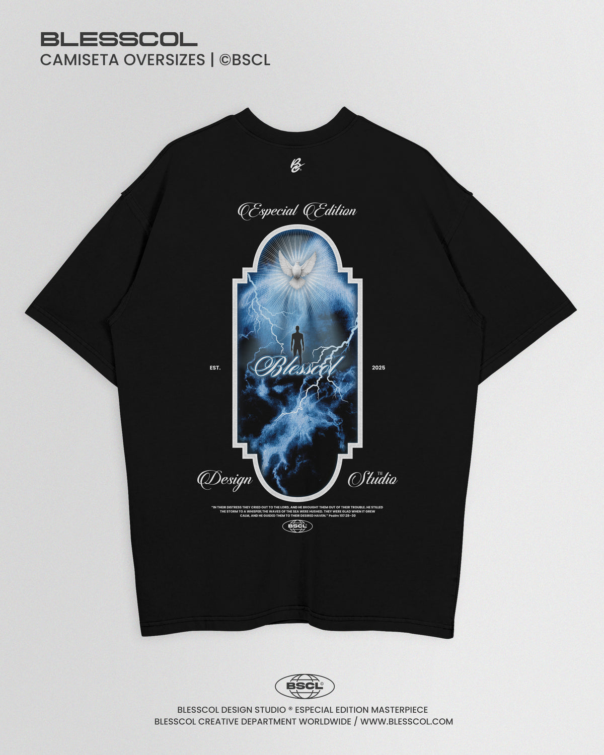 CAMISETA OVERSIZE ESPECIAL EDIT PSALM 107
