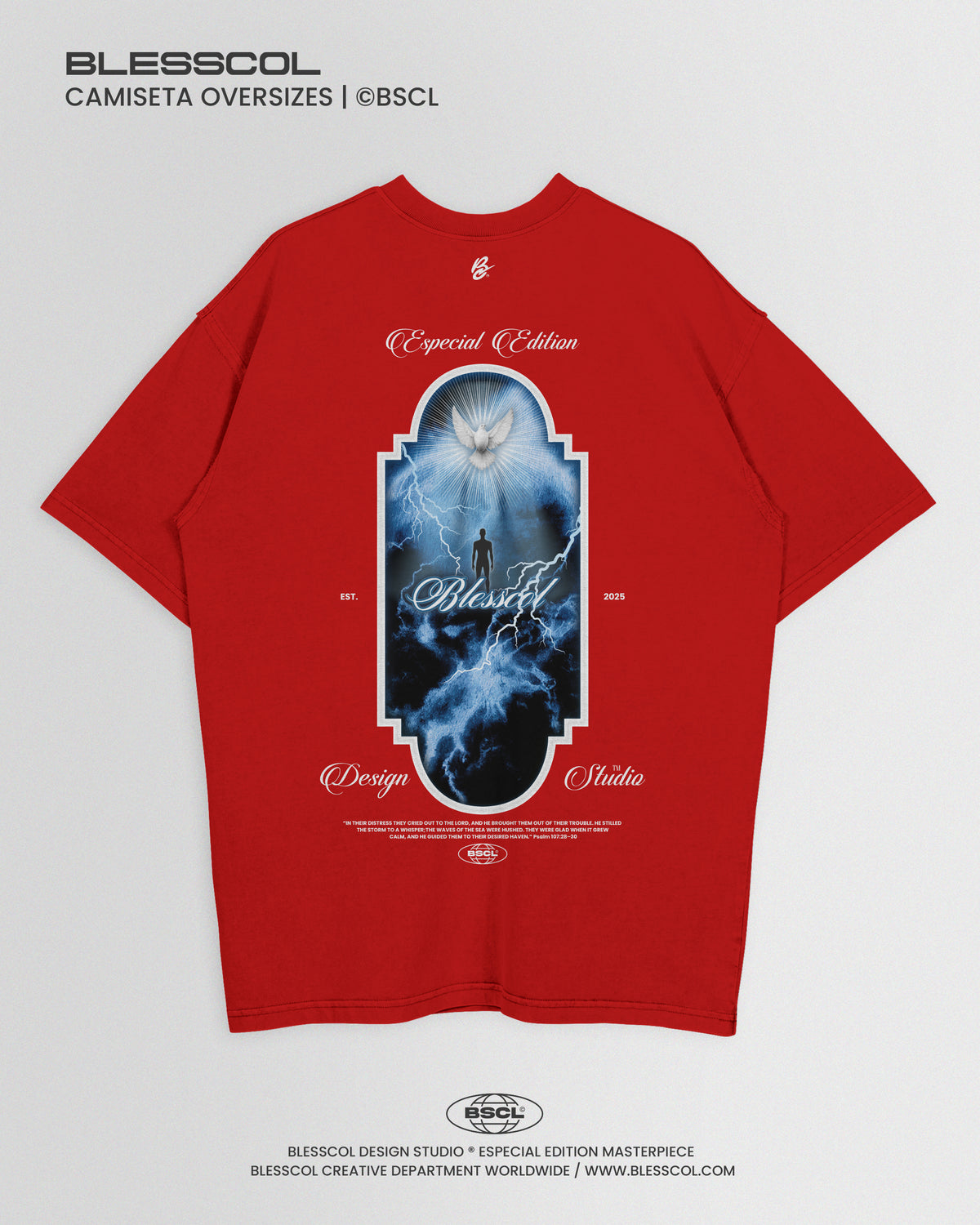 CAMISETA OVERSIZE ESPECIAL EDIT PSALM 107