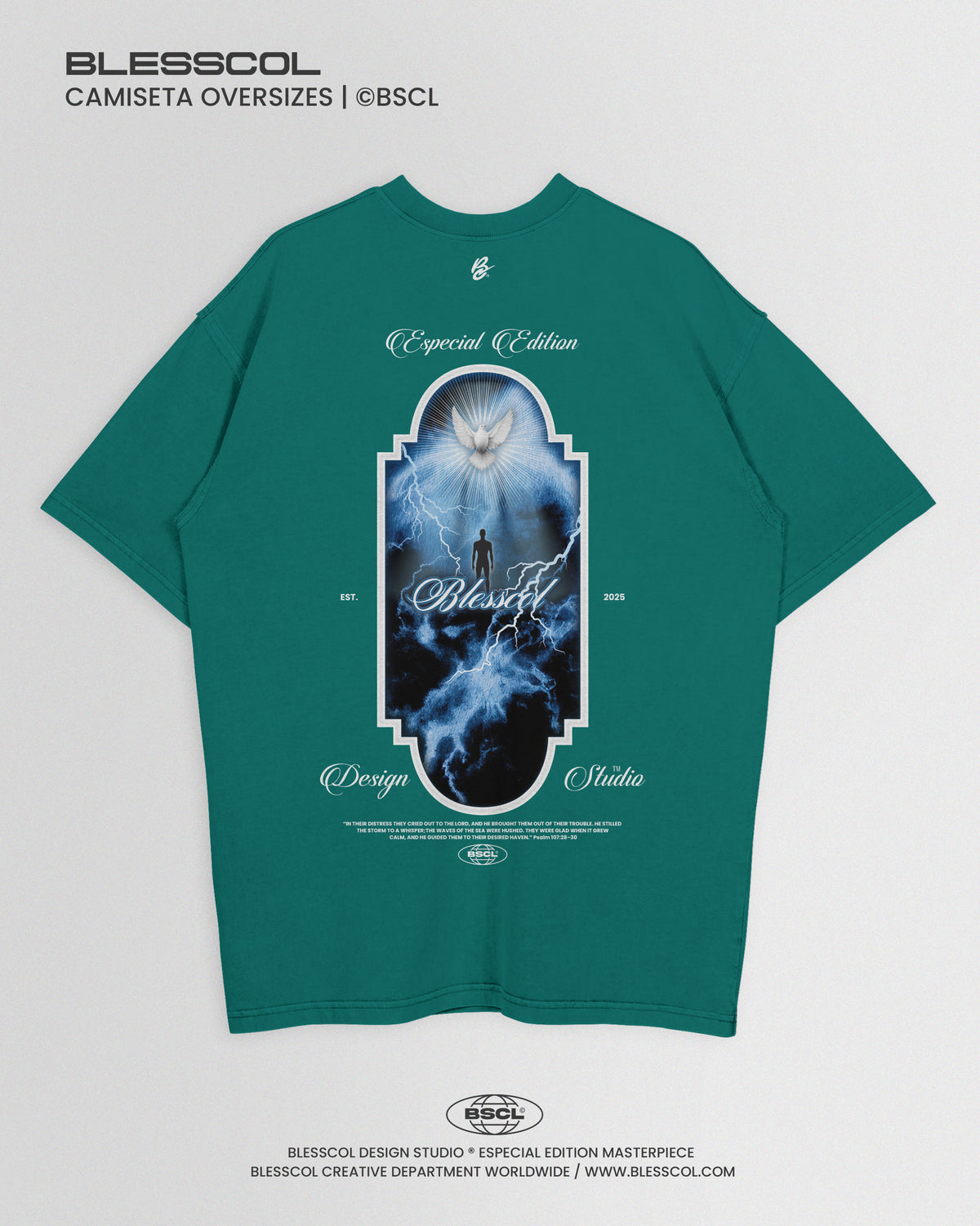 CAMISETA OVERSIZE ESPECIAL EDIT PSALM 107
