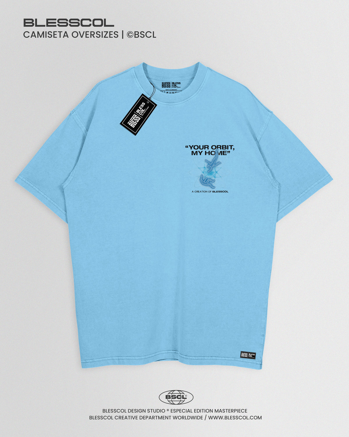 CAMISETA OVERSIZE EDIT YOUR ORBIT MY HOME