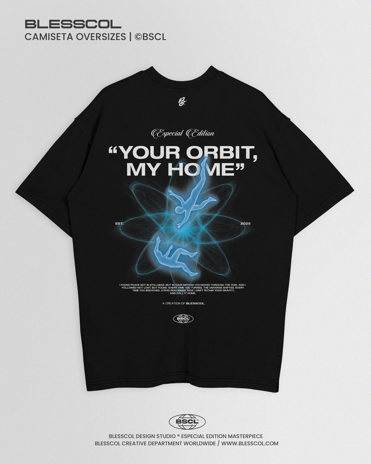 CAMISETA OVERSIZE EDIT YOUR ORBIT MY HOME