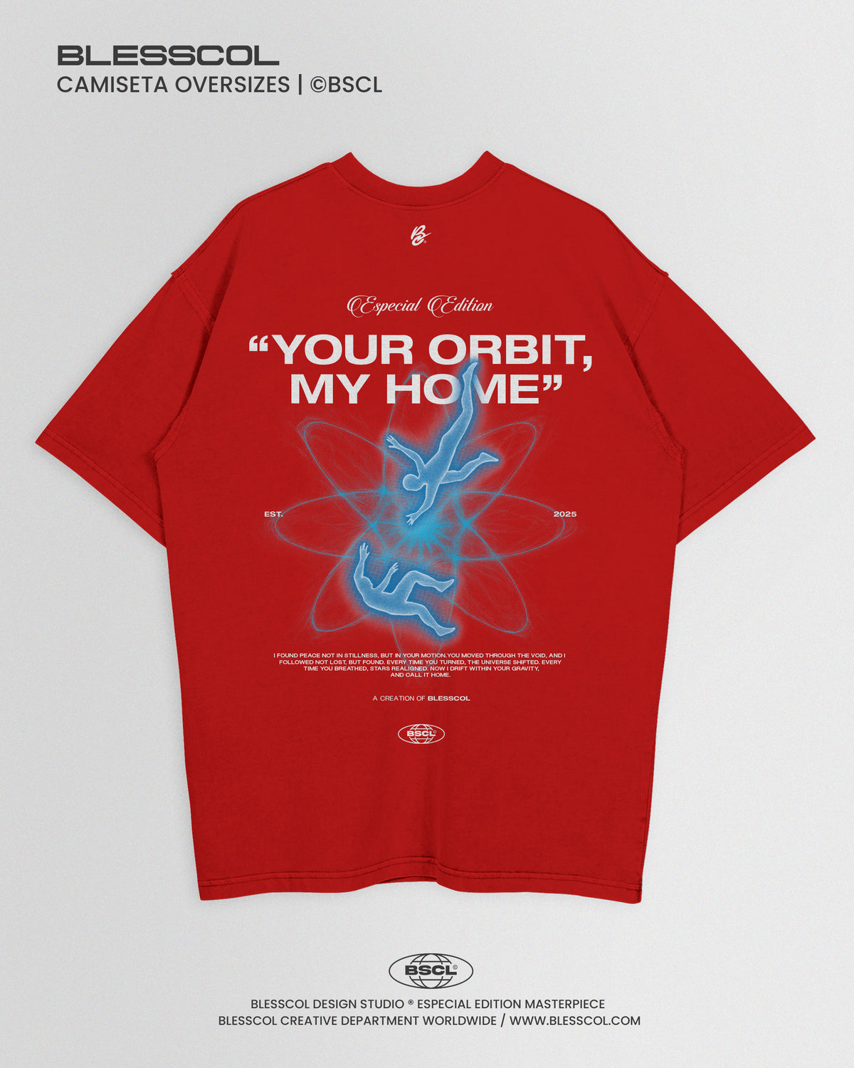 CAMISETA OVERSIZE EDIT YOUR ORBIT MY HOME