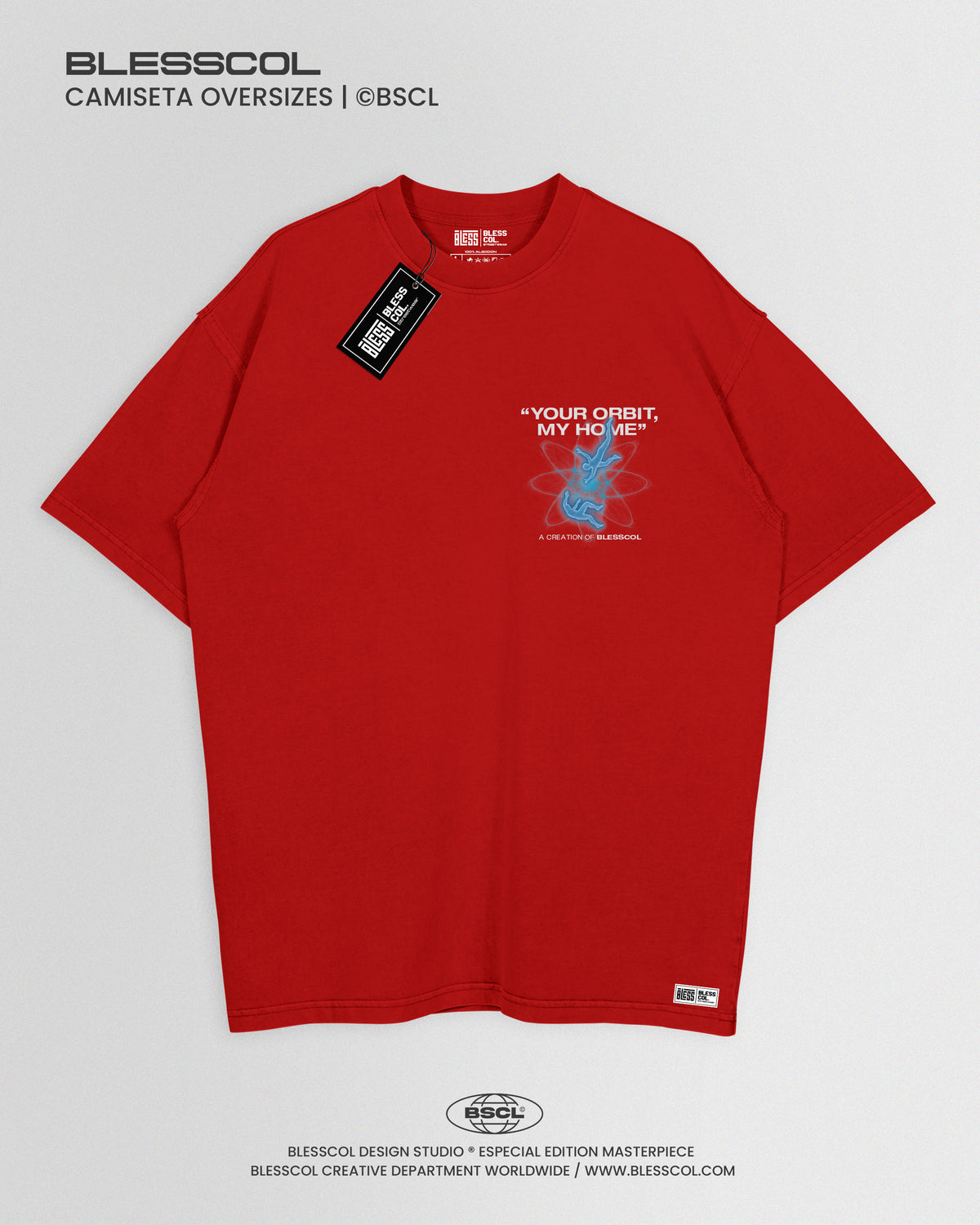 CAMISETA OVERSIZE EDIT YOUR ORBIT MY HOME