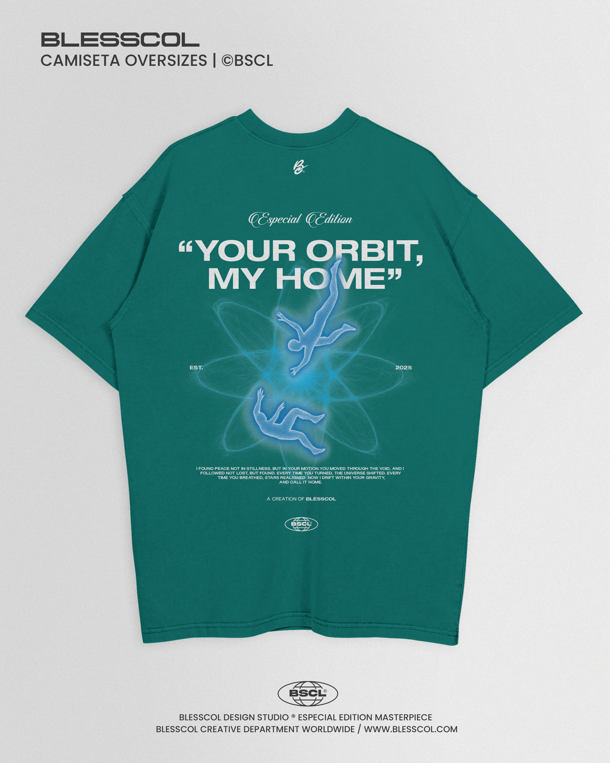 CAMISETA OVERSIZE EDIT YOUR ORBIT MY HOME