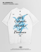 CAMISETA OVERSIZE TUS ANGELES TE CUIDARAN