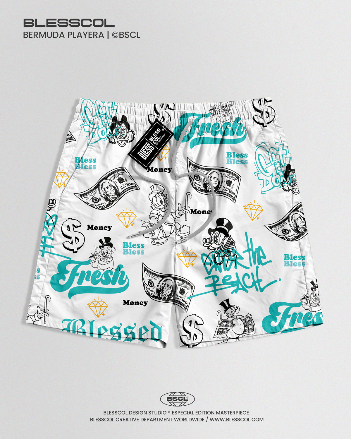 PANTALONETA PLAYERA FRESH MONEY