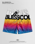 BERMUDA PLAYERA RAINBOW WAVE