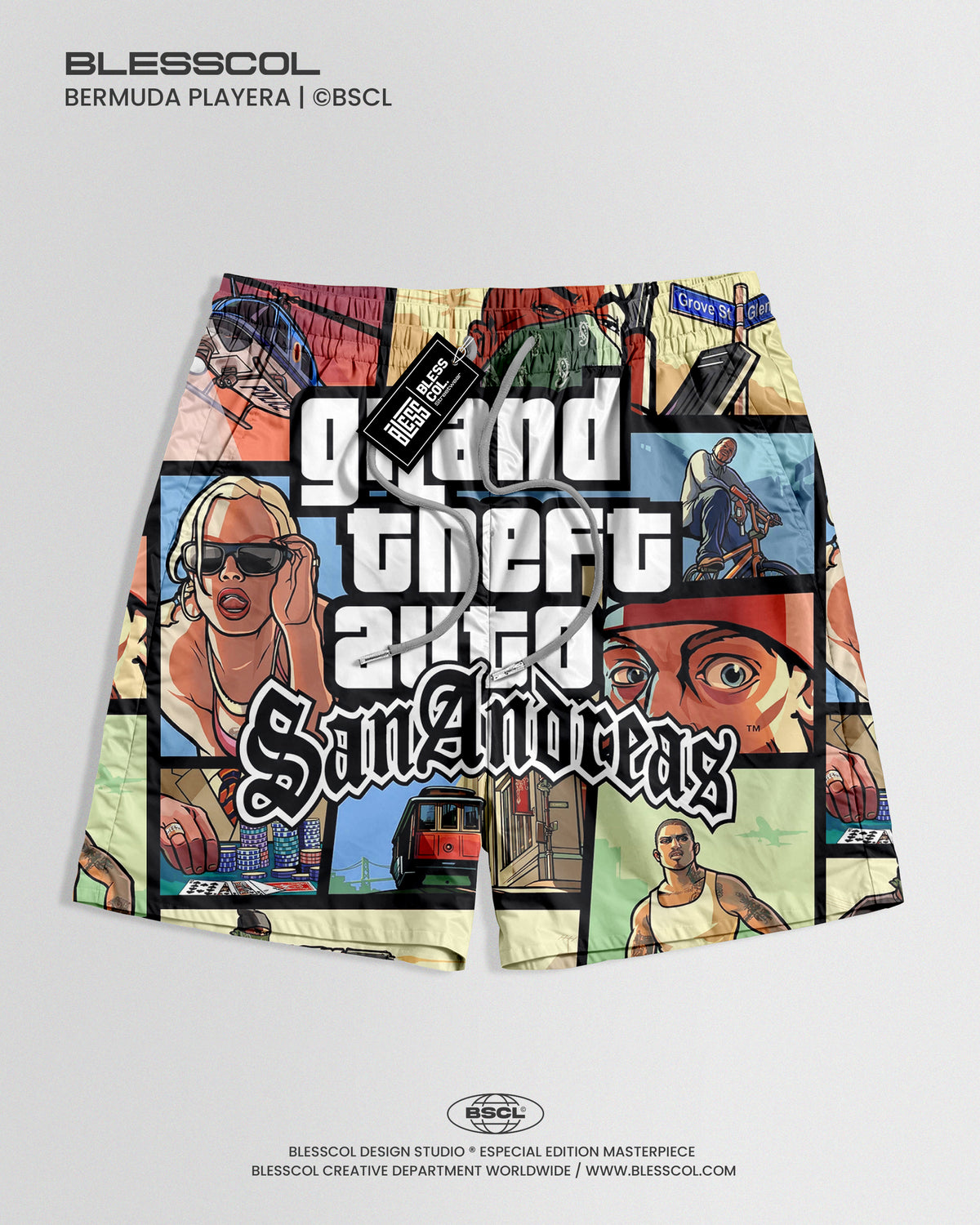 PANTALONETA PLAYERA SAN ANDREAS
