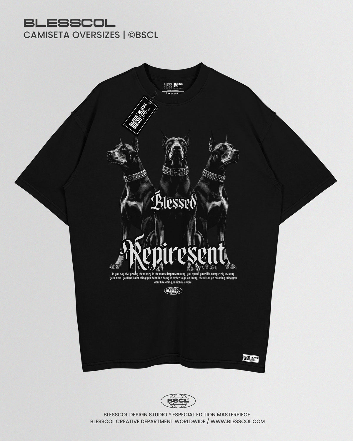 CAMISETA OVERSIZE REPRESENT STREET